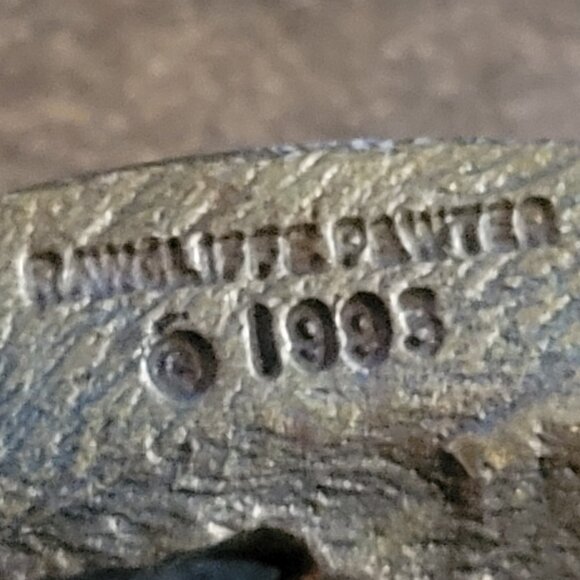 Rawcliffe Pewter Partridge In A Pear Tree Glass Potpourri Jar, 1993, U.S.A. - Picture 8 of 8